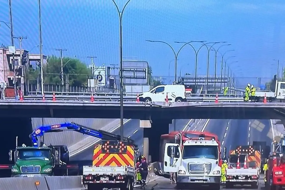 Accidente en Autopista Central , Captura 