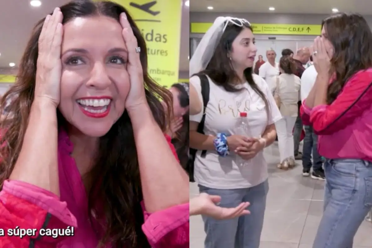 El insólito momento que protagonizó Karla Constant en ''Hola y Adiós'', Canal 13