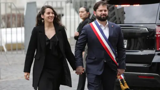 Paula Carrasco y Gabriel Boric, AGENCIA UNO
