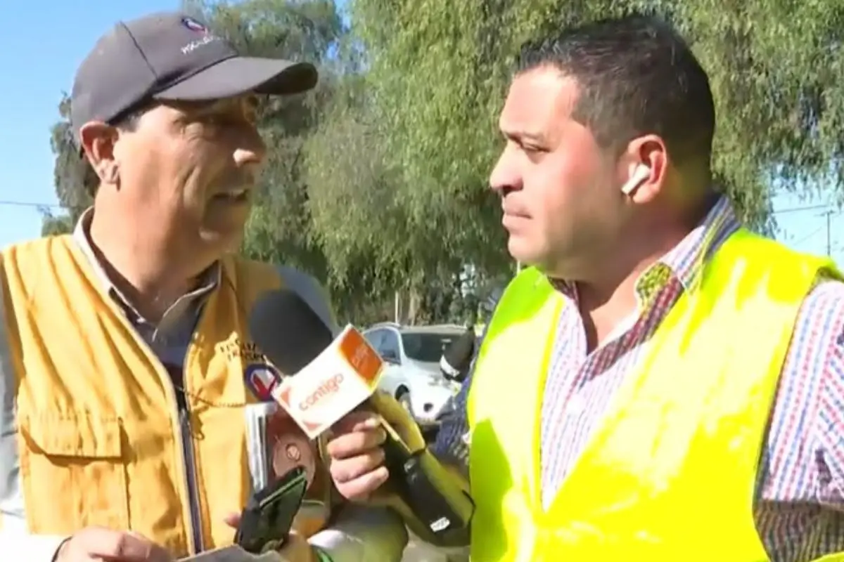 Fiscalizadores esta mañana en Conchalí, Captura