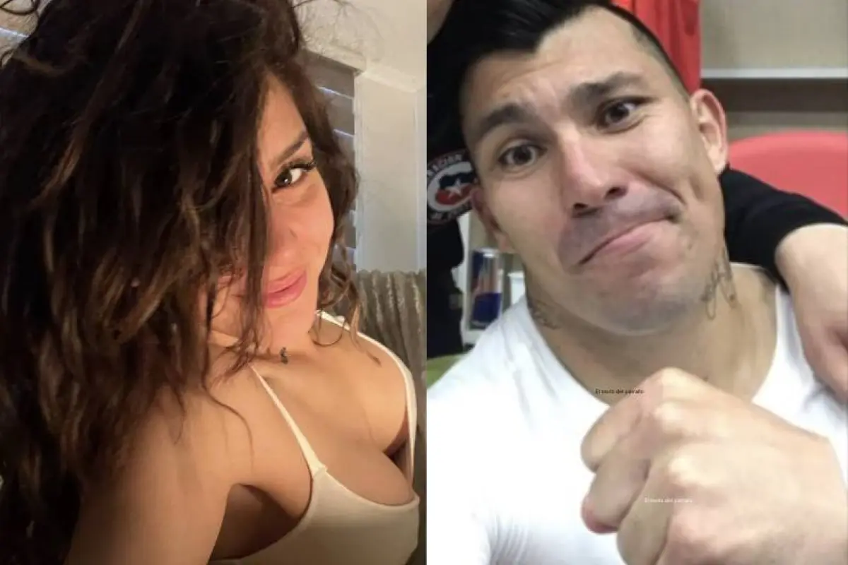 Gary Medel y Carlyn Romero