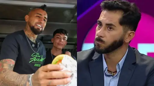 Arturo Vidal y Johnny Herrera, Juan Pablo Carmona - Captura de pantalla