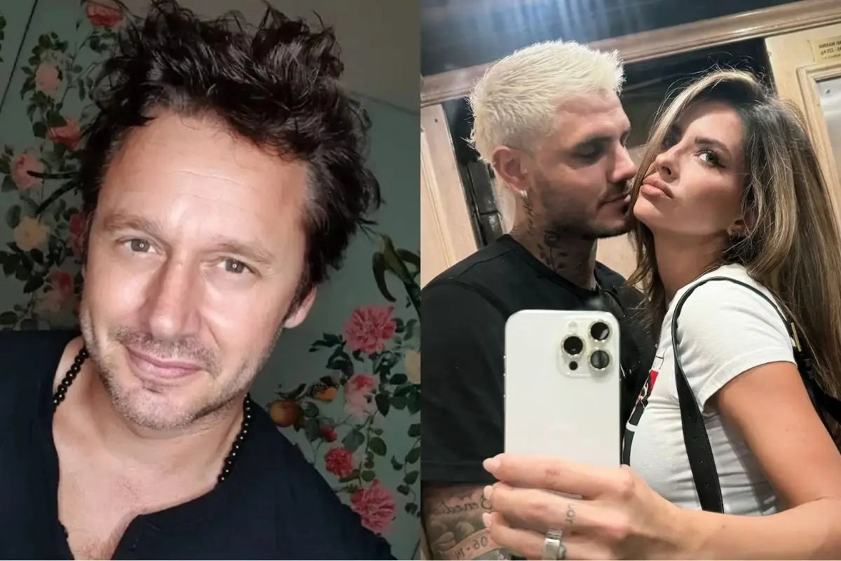 Benjamín Vicuña, Mauro Icardi y China Suárez, Redes sociales