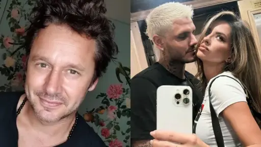 Benjamín Vicuña, Mauro Icardi y China Suárez, Redes sociales
