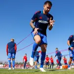 La U visita a Palestino en La Cisterna, Instagram