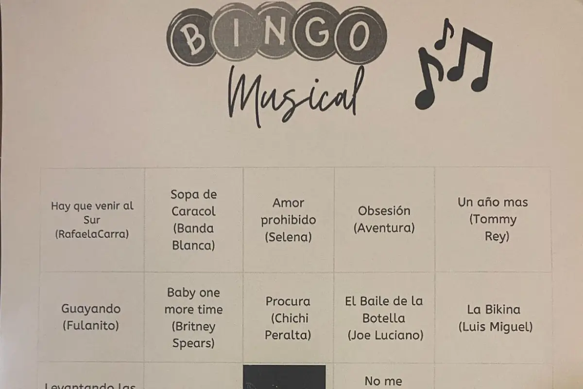 Bingo Musical, Cedida