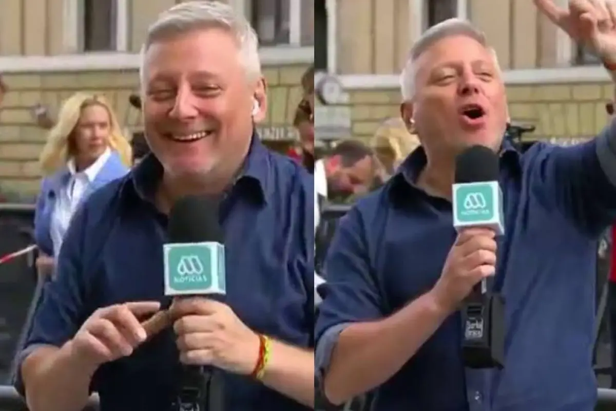 El confuso ''incidente'' de Juan Manuel Astorga en pleno despacho , Mucho Gusto | Captura