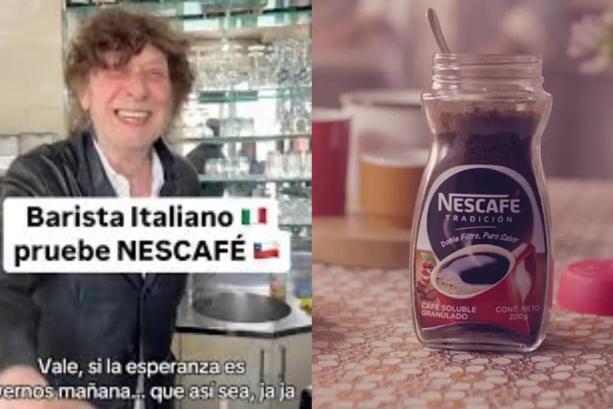 Barista italiano probó por primera vez el Nescafé y se llevó una terrible sorpresa: Veneno puro, Captura de redes sociales