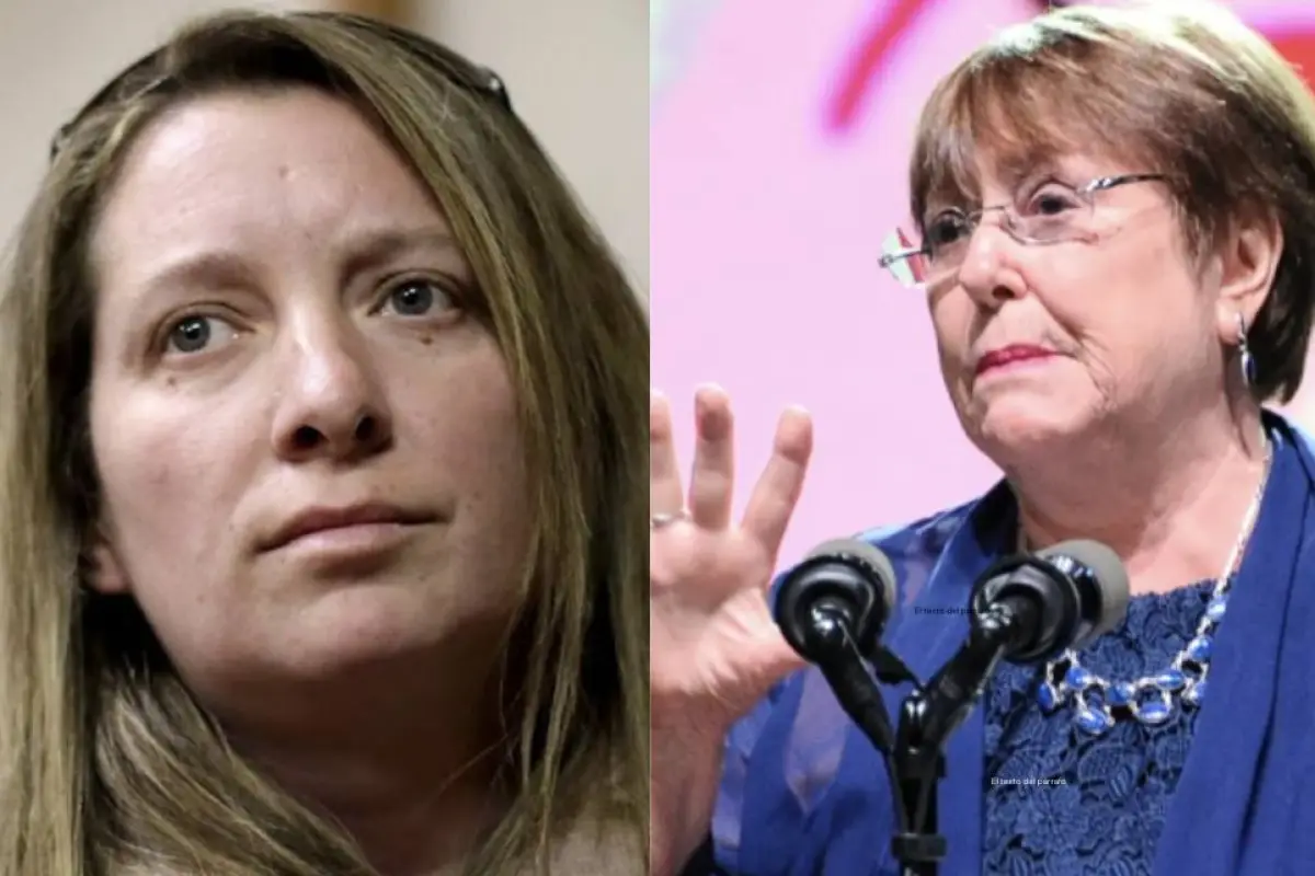 Natalia Compagnon y Michelle Bachelet