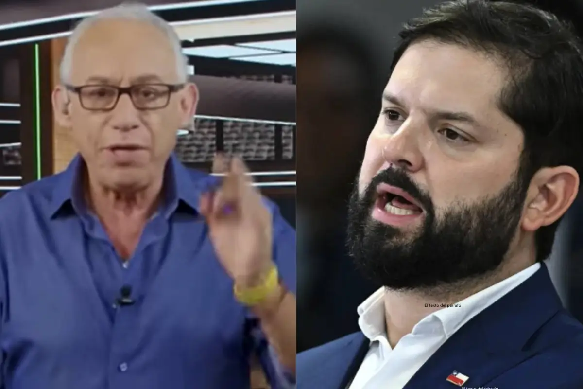 Mauricio Israel y Gabriel Boric