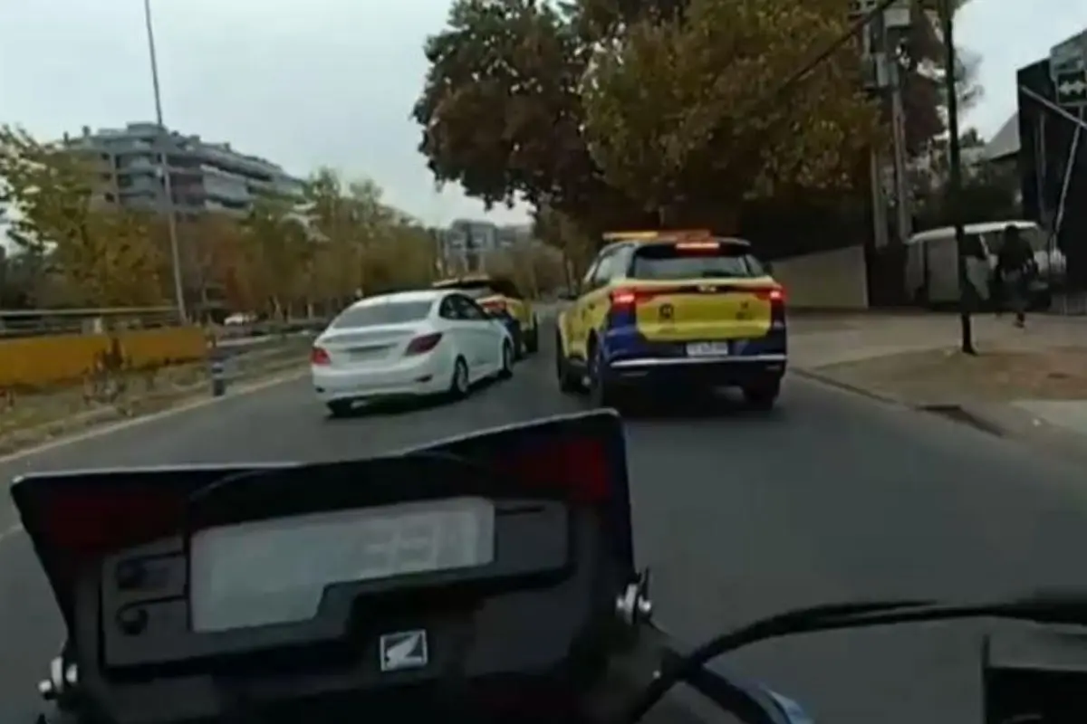 El sujeto logró ser interceptado en Vitacura, Captura