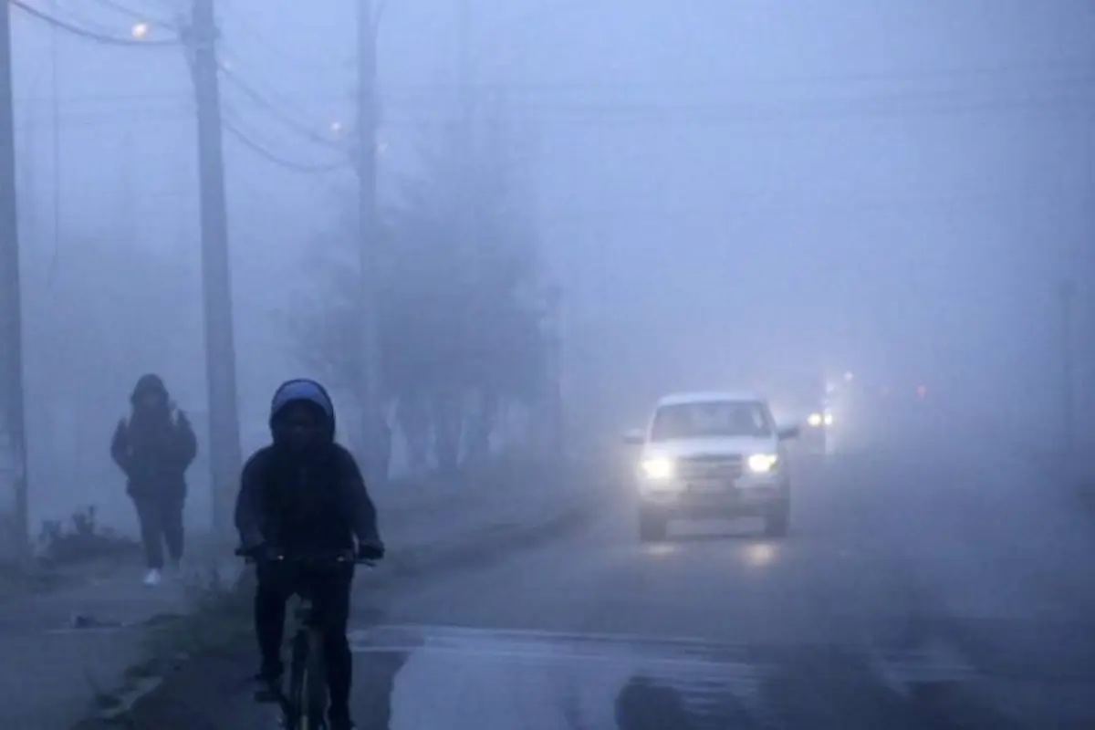 niebla en Santiago