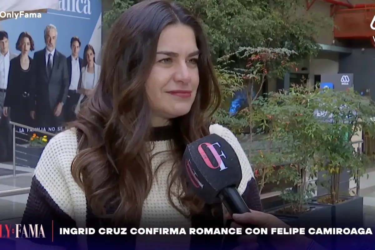 Ingrid Cruz confirma romance con Felipe Camiroaga, Captura de pantalla