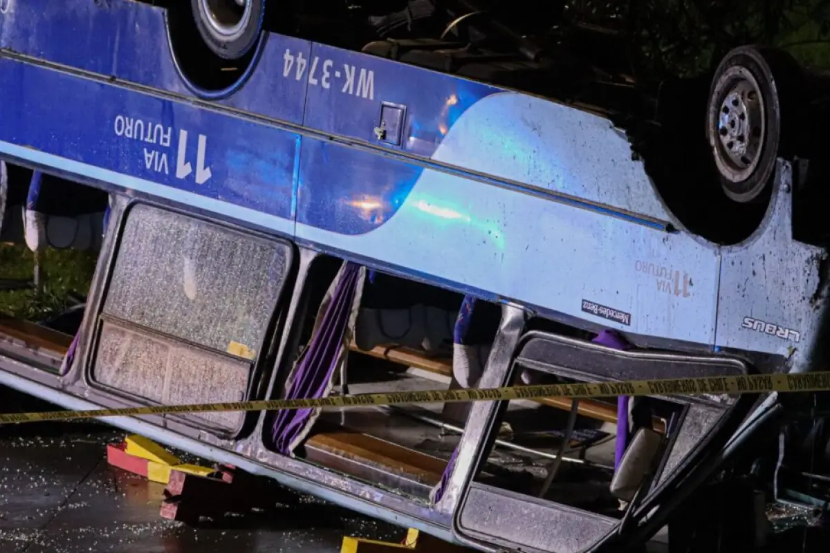 Micro volcada en Chiguayante, AGENCIA UNO