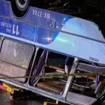 Micro volcada en Chiguayante, AGENCIA UNO