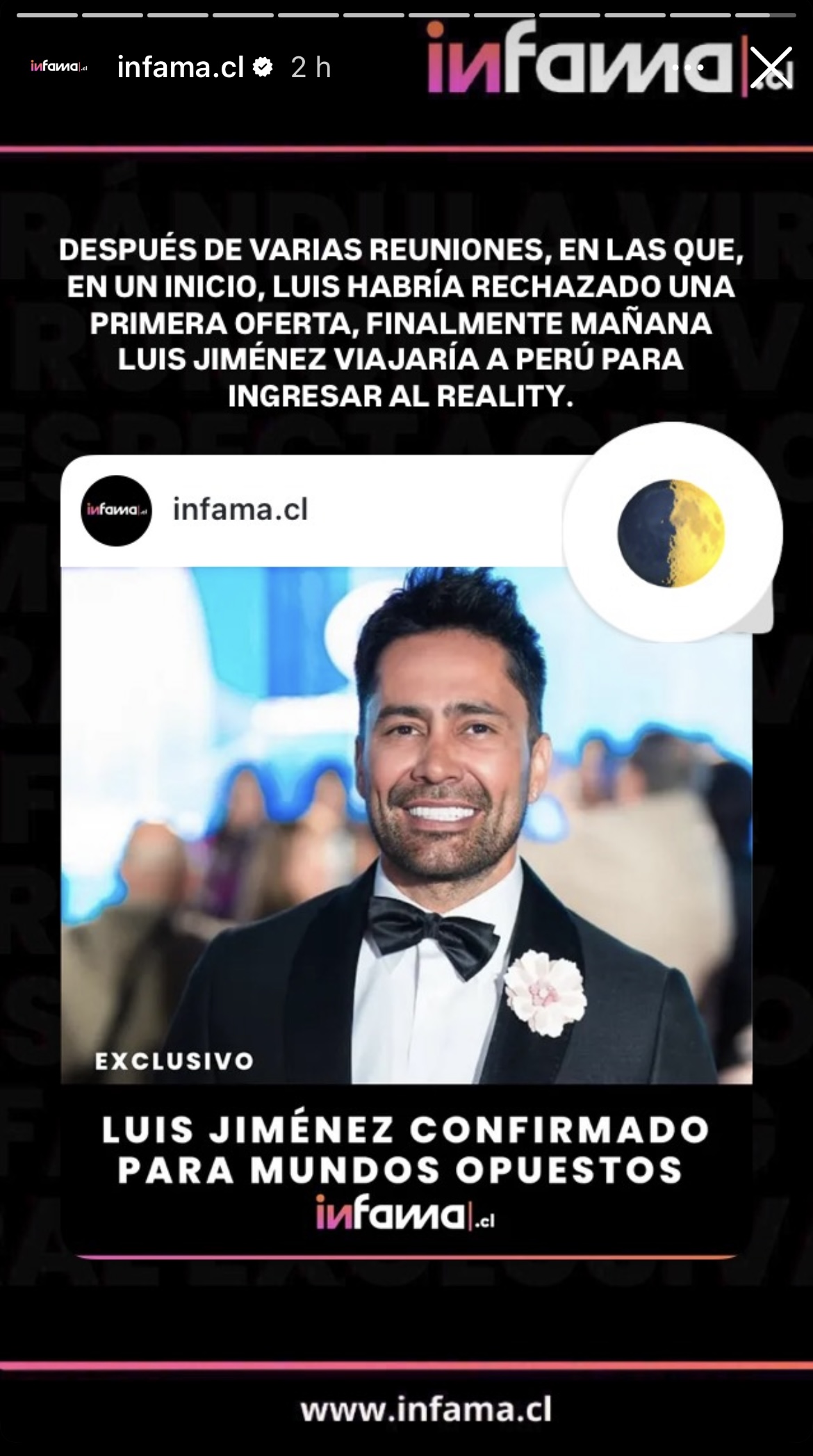 Luis Jiménez a Mundos Opuestos - Captura de pantalla