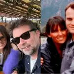 Andrea Sanhueza con Carlos Romero / Andrea Sanhueza con Roberto Bruce, Archivo