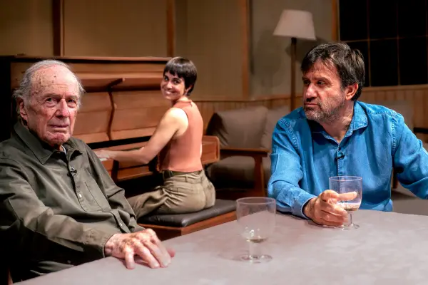 Aquí me bajo yo con Jaime Vadell, Rodrigo Bastidas y Milena Bastidas llega al Teatro Mori Parque Arauco  ,Cedida