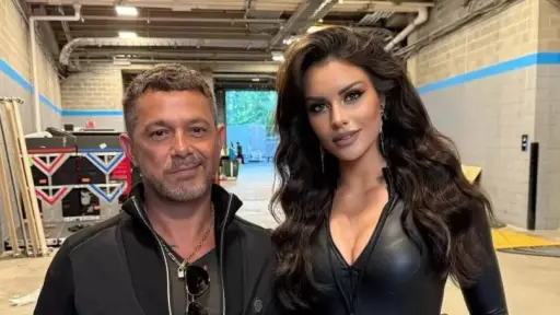 Emilia Dides junto a Alejandro Sanz , Emilia Dides | Instagram