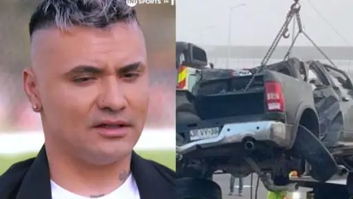 Cristóbal Campos perdió el pie derecho en accidente, Captura