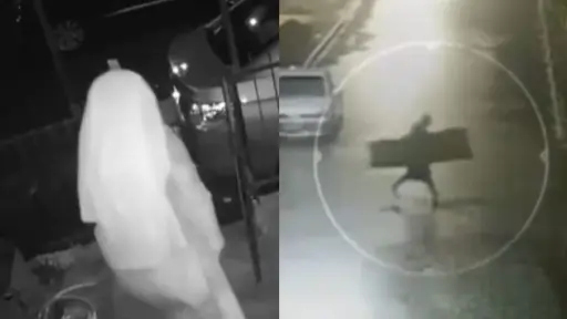 Delincuente se disfrazó de monja, Captura