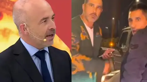 Claudio Bravo increpó a conductor ebrio, Captura