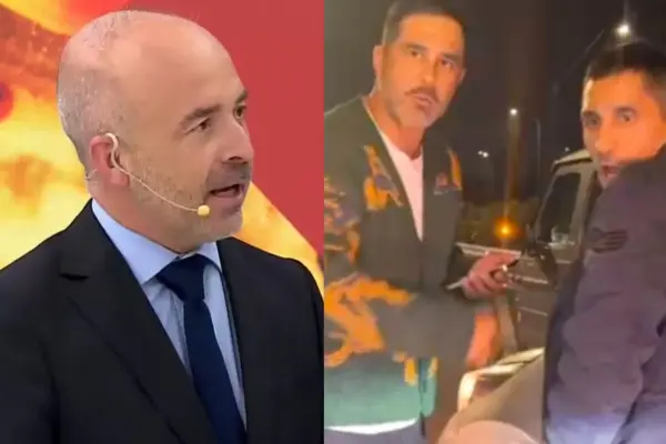 Claudio Bravo increpó a conductor ebrio ,Captura