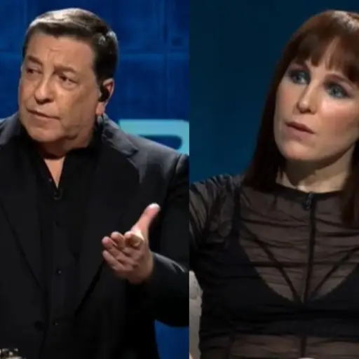 Julio César Rodríguez y María Colores en Primer Plano ,Captura