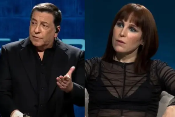 Julio César Rodríguez y María Colores en Primer Plano ,Captura