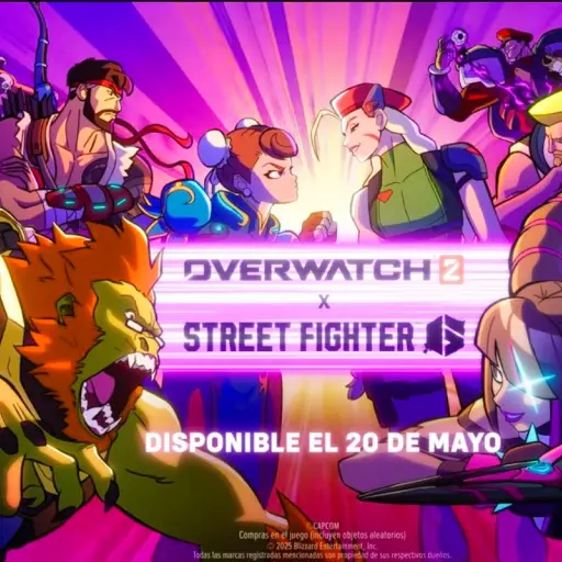 Overwatch 2 x Street Fighter 6 ,Cedido