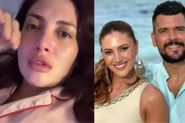 Karen Paola y su duro momento emocional ,Captura de redes sociales