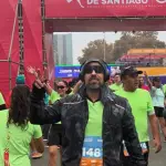 Jorge Valdivia en la Maratón de Santiago, Instagram
