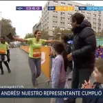 María Luisa Godoy en la Maratón de Santiago, TVN