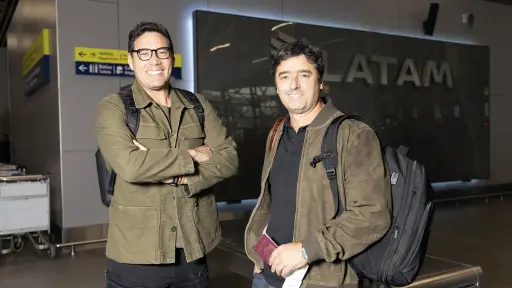 Pancho Saavedra y Jorge Zabaleta , Canal 13 