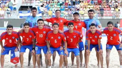 Selección chilena fútbol playa, Cedido