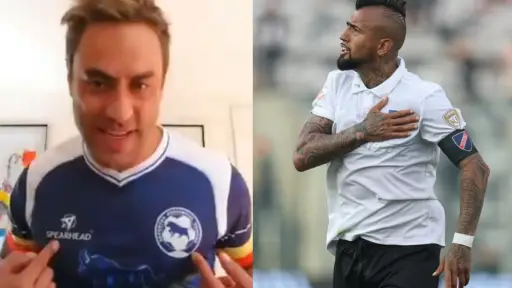Actor pide el retiro de Arturo Vidal, Instagram