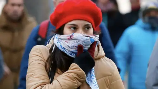 frío en Santiago