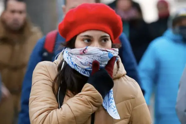 frío en Santiago