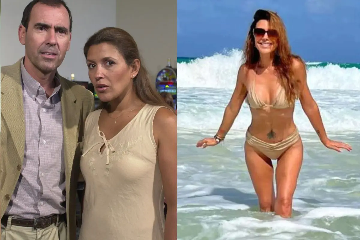 Carolina Arregui en 2001 y en 2025, Instagram