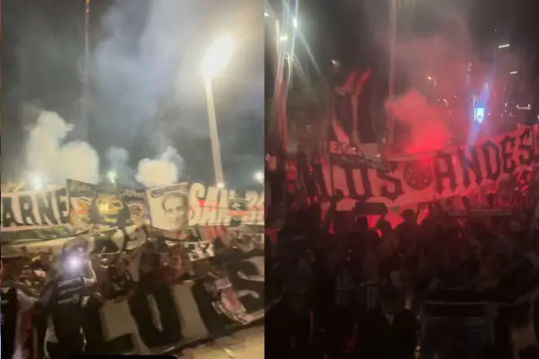 Hinchas de Colo Colo en el \
