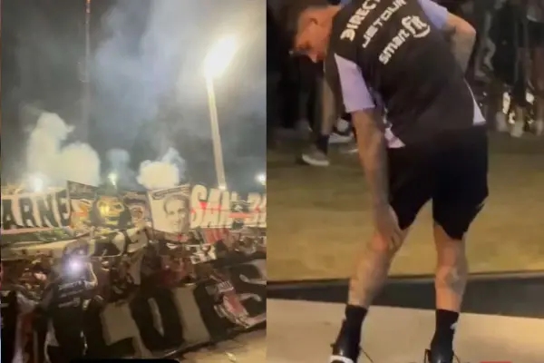 Alan Saldivia fue alcanzado por una esquirla ,Instagram
