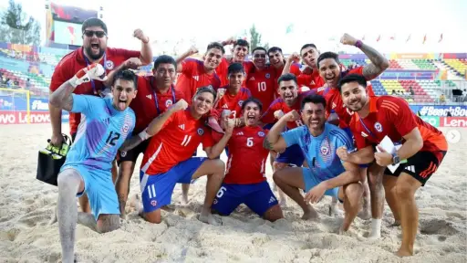 Selección chile fútbol playa, Cedido 