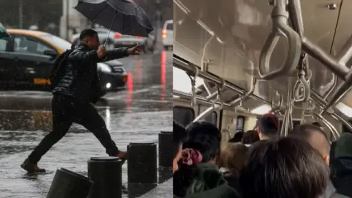 Una falla en el metro generó estragos, red X
