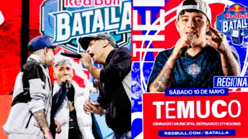 Red Bull Batalla Chile 2025: Llega a Temuco, conoce todo sobre el evento, Cedido