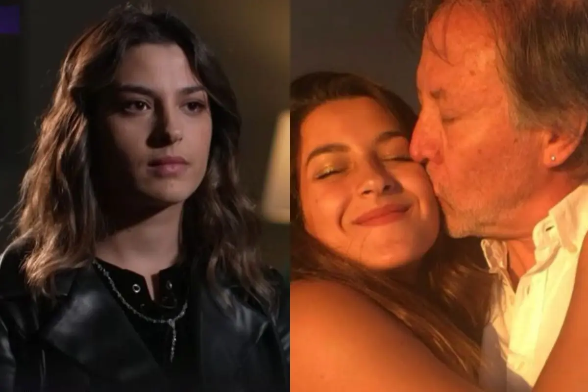 María Jesús Sothers y su padre Roy ,Captura