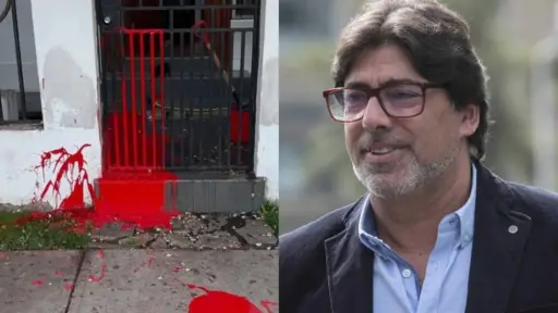 Vandalizan la casa de Daniel Jadue con pintura roja, Redes sociales | Referencial