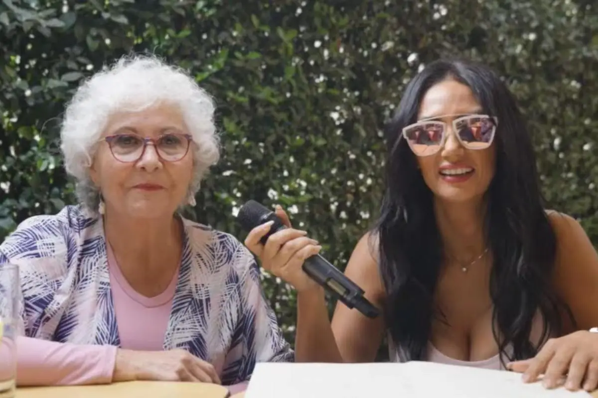 Teresita Reyes y Pamela Díaz, Captura de pantalla