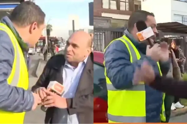 Tomás Cancino fue encarado dos veces ,Captura de pantalla