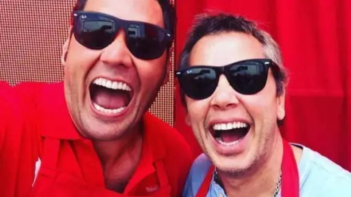 Viñuela y Pancho Saavedra se caracterizan por su risa, Instagram