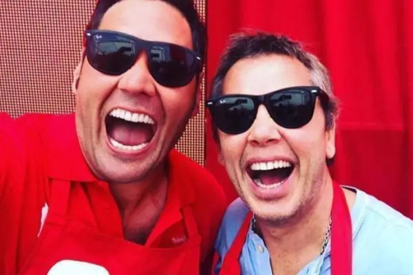 Viñuela y Pancho Saavedra se caracterizan por su risa ,Instagram